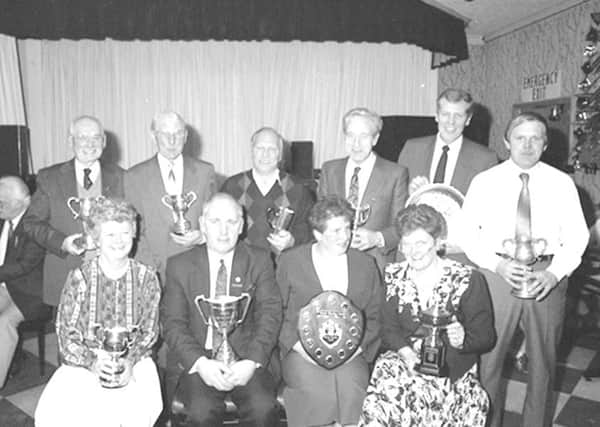 Remember when from 25 years ago, Amble Bowling Club trophy winners