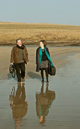 Andy and Margaret Watchorn come to Holy Island on Wednesday with their mix of Northumbrian smallpipes, fiddle, renaissance bagpipes, Swedish pipes, nyckelharpa and guitar. More details below.