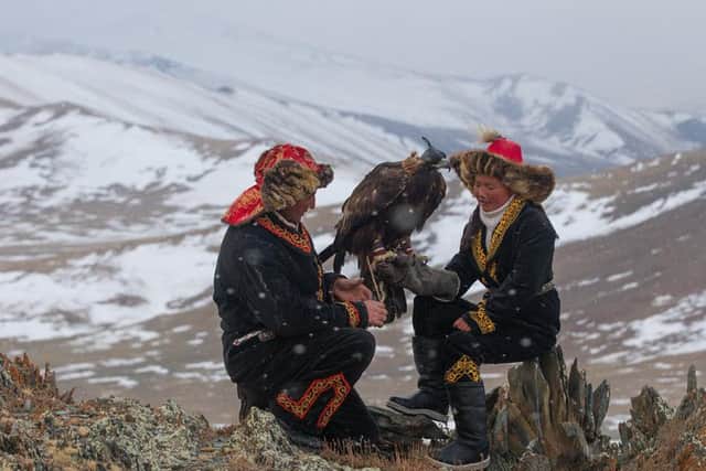 The Eagle Huntress is an Oscar contender. Photography by Sony Pictures Classics