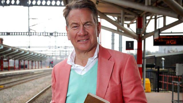 Michael Portillo is travelling along the east coast main line in Great British Railway Journeys.