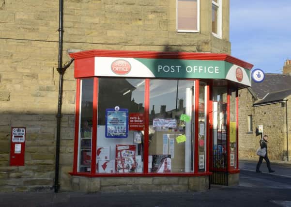 The post office on Wagonway Road in Alnwick.