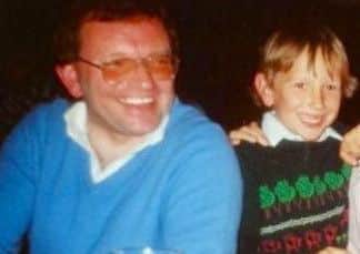 Stuart Blackshaw with his son Tim.