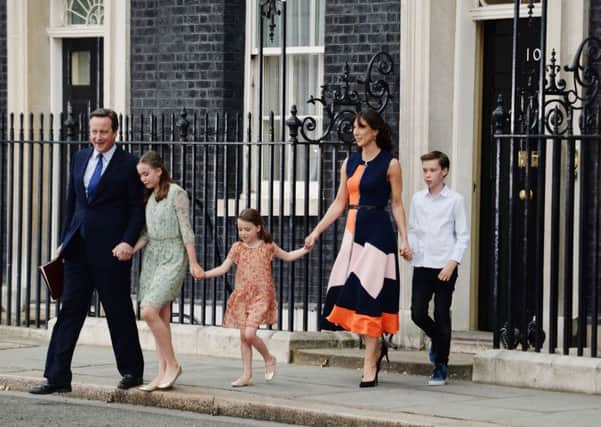David Cameron leaving 10 Downing Street , with wife Samantha and children Nancy, Elwen and Florence for Buckingham Palace for an audience with Queen Elizabeth II to formally resign as Prime Minister.  Picture by Stefan Rousseau/PA Wire