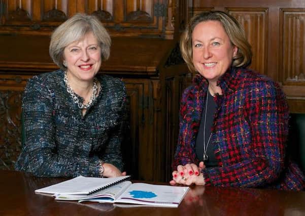 Prime Minister Theresa May and Berwick MP Anne-Marie Trevelyan.