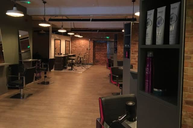 Inside the new look So&So Hairdressing.