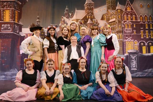 Alnwick Theatre Club stage Cinderella at Alnwick Playhouse
 Members of the chorus.
Picture by Jane Coltman