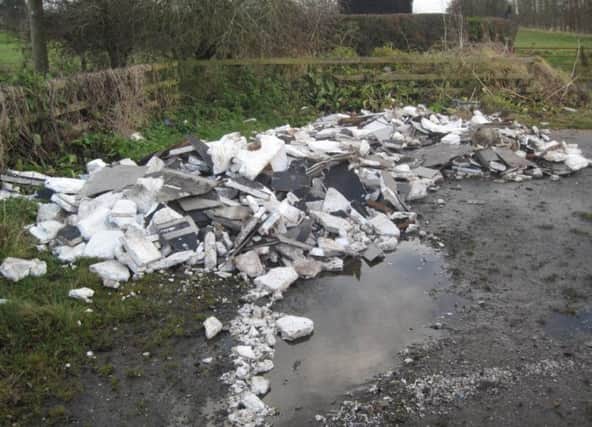 Fly-tipping near Norham