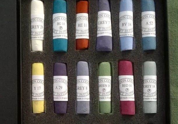 Pastels used by Fiona Carvell