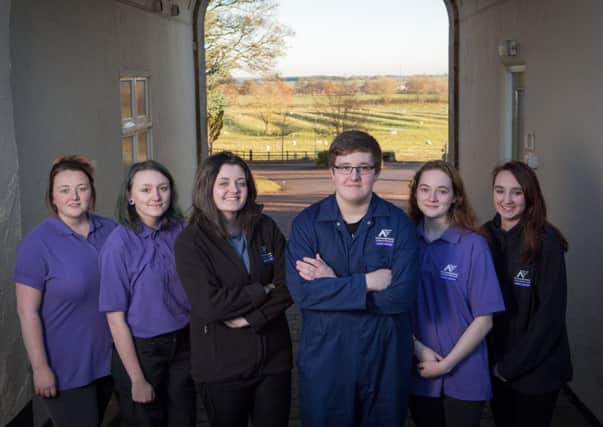 From left, Northumberland Career College students Nicole Armstrong, Hannah Brooks, Jade Wilson, Nathan Thewlis, Katie Dolan and Chardonnay Summerfield.
