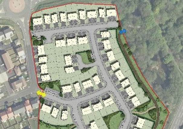 Plans for around 90 homes in Hadston.