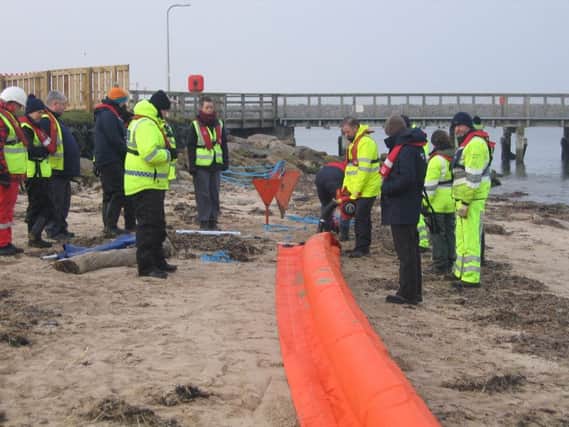 The Maritime and Coastguard Agency beach supervisor's course in Northumberland.