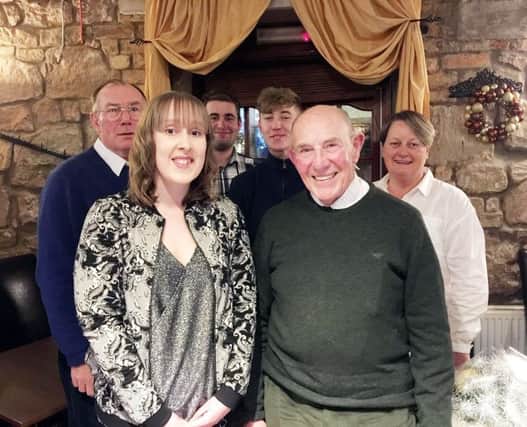 The Trustees of the Wooler Drop In held a dinner to honour the treasurer and one of its founder members Dr Noel Roy at the Milan in Wooler. Dr Roy is stepping down as treasurer after almost 20 years of involvement with the Wooler Youth Group.