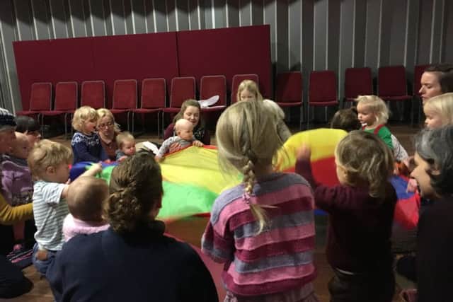 Creative Cocoon session at Alnwick Playhouse with Caro Fentiman