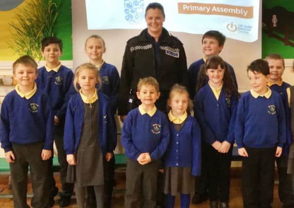 The e-safety day at Broomhill First School.
