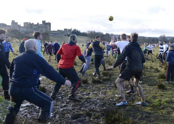 Shrovetide football returns to Alnwick at the end of the month. Picture Jane Coltman