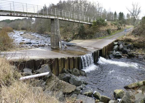 Haugh Head ford and fish pass on Wooler Water.
 Picture by Jane Coltman