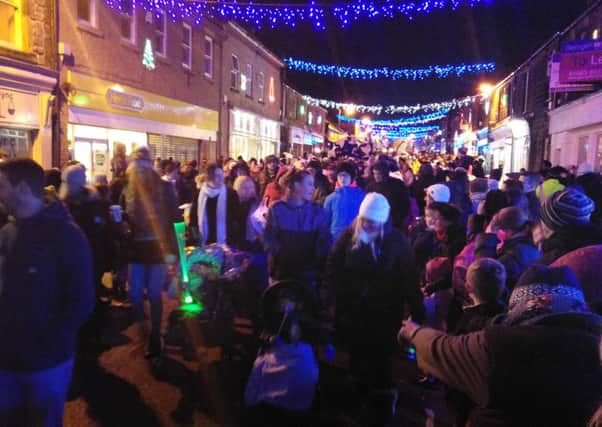 Amble Christmas Lights  Picture by Jane Coltman