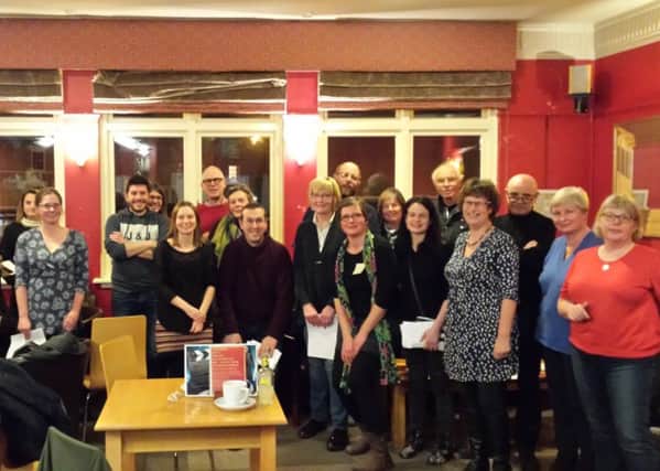 The meeting of Tynedale EU nationals in Hexhams Forum CafÃ©. Picture by Dr Clark Davison
