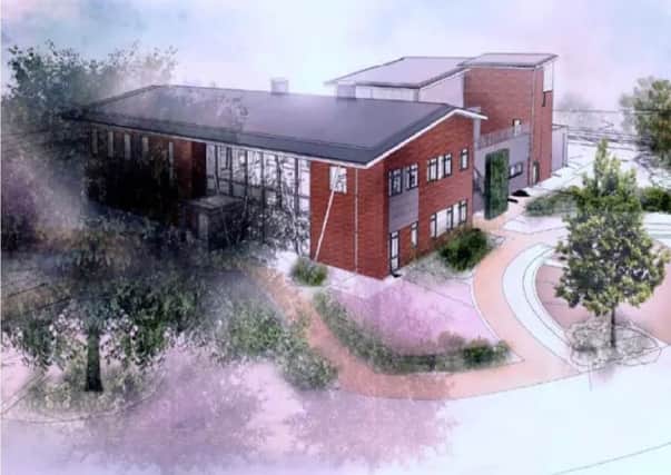 An artist's impression of what the cancer centre in Bomarsund will look like.
