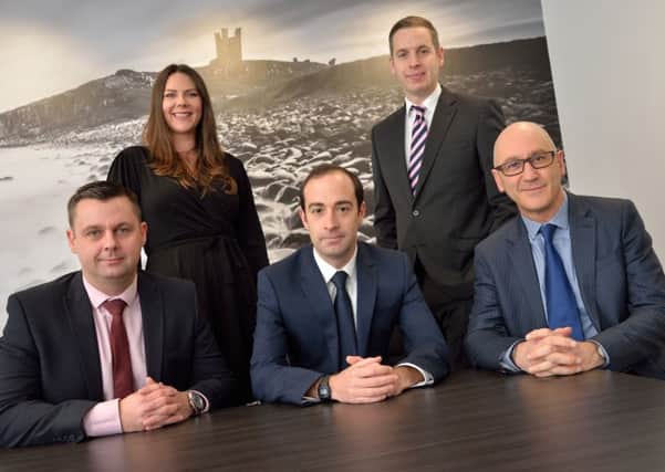 From left,  Lee Andrews, director of Kelburn Recruitment; Julie Dodds, head of economic growth at Arch, Matt Cormack, associate at Ward Hadaway; John Hildreth, business growth and investment manager at Arch; and David Fish, corporate finance director at Baldwins Accountancy.