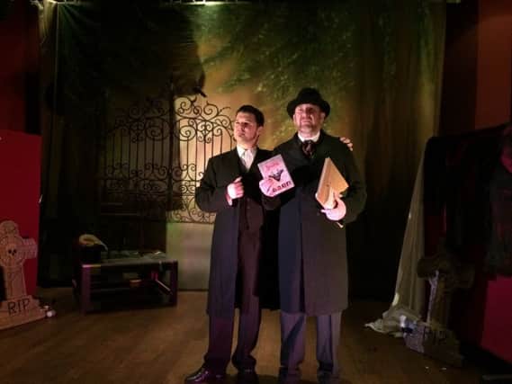 Dracula - the Travesty! comes to Glanton Memorial Hall tomorrow night. Devised by actor and writer Stewart Howson, from the novel by Bram Stoker, Northumberland Theatre Company returns with a cast of three. See below for more details.