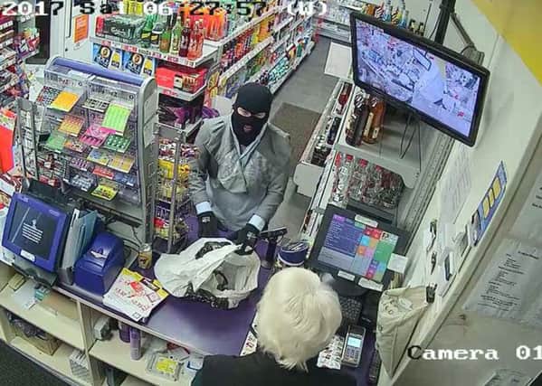 The attempted robbery at the Queen Street Convenience Store, Amble.