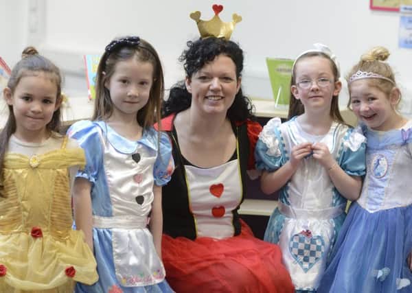 Pretty princesses at World Book Day at Swansfield Park Primary School. Picture by Jane Coltman