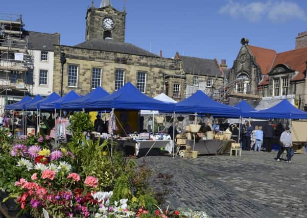 Alnwick Market Place. Picture by Jane Coltman