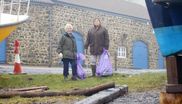 Winnie Banks and Karen Plaistow, "Great British Spring Clean" in Craster