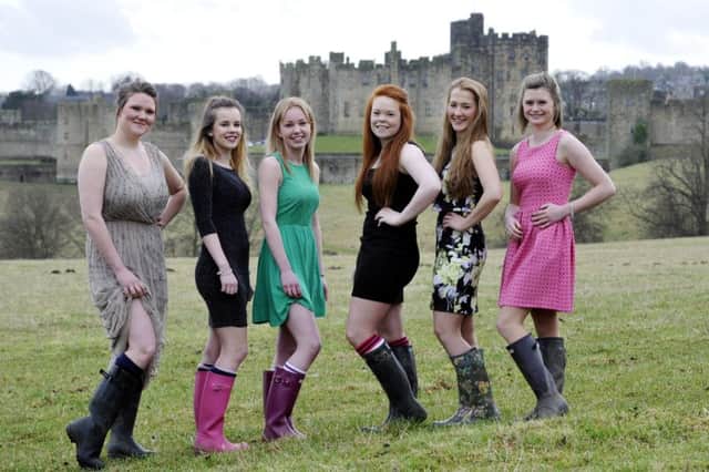 Members of Alnwick Young Farmers. by Jane Coltman