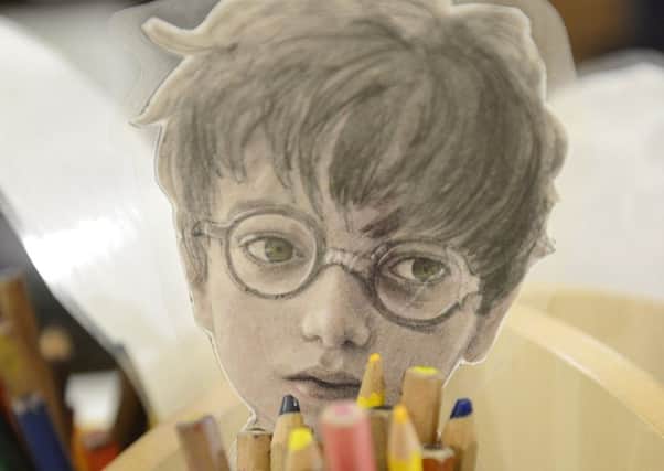 Illustrating Harry Potterat the Bailiffgate Museum in Alnwick. Lasting till late June it showcases original illustrations, sketches, models and final prints from the brand new edition of J.K. Rowlings Harry Potter and the Philosophers Stone, illustrated by Jim Kay.