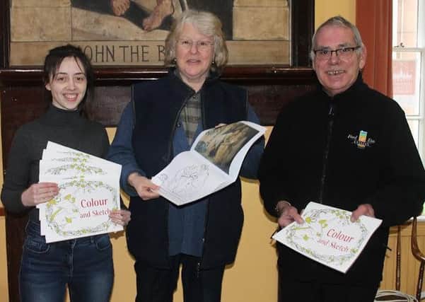 Illustrator and print maker Imogen Aitchison has worked with Lady Joicey  to design a new book inspired by the stunning 19 th century murals on display in the Lady Waterford Hall, Ford.