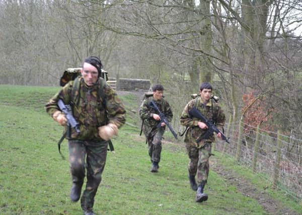 A three-day military-style exercise was held at Kirkley Hall campus. Picture by Chris Hall/Crown Copyright