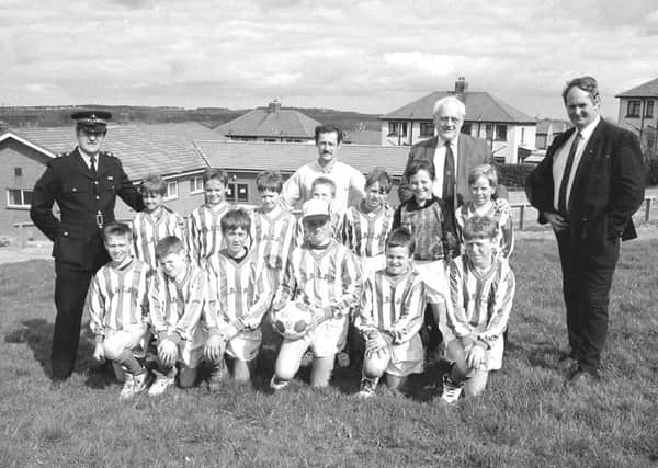 Remember when from 25 years ago, Alnwick North Community Centre football stripes