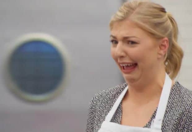 The moment Laura is told what the judges thought of her food.
