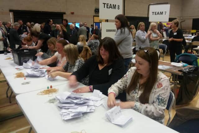 Counting begins at the Northumberland County Council elections