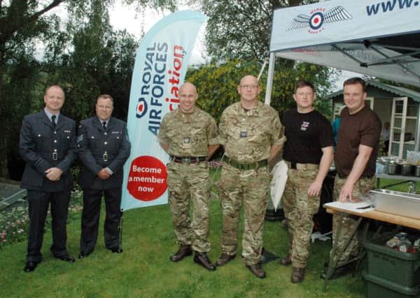 Tea on the Terrace at Rothbury House - Catering was provided by RAF Leeming.