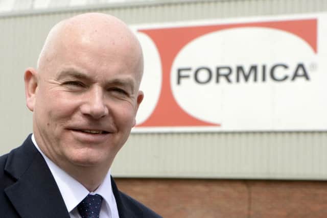 Peter Rush, president of Formica Group Europe at the opening of European Formica Group HQ at North Shields.
 Picture by Jane Coltman