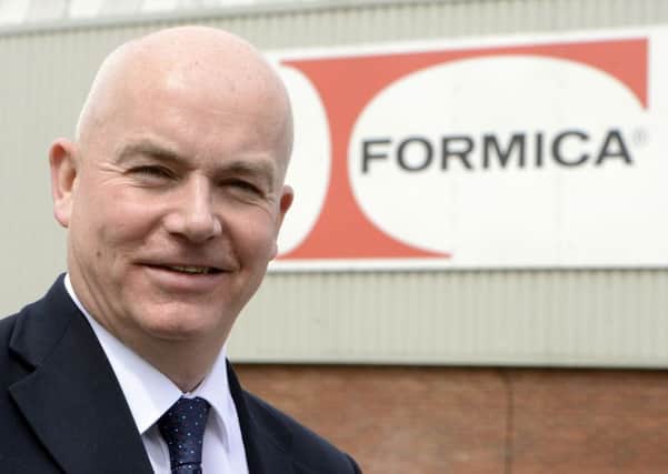 Peter Rush, president of Formica Group Europe at the opening of European Formica Group HQ at North Shields.
 Picture by Jane Coltman