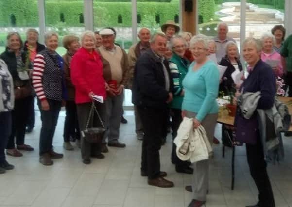 Members of Alnwick Garden Club. Picture by Tom Pattinson.