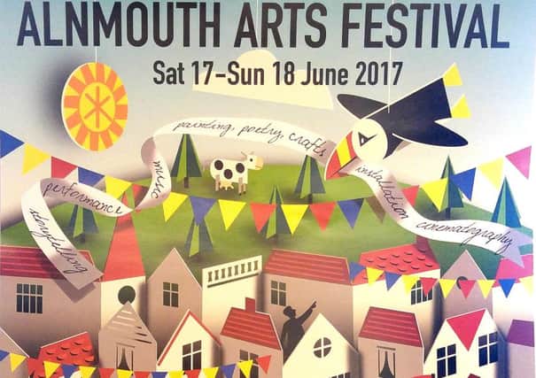 Alnmouth Arts festival 2017 poster