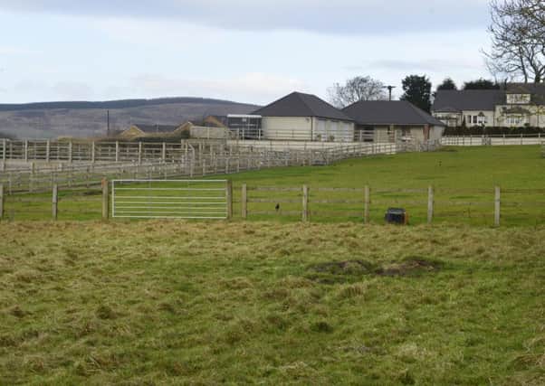 The site next to West End Caravan Site in Longframlington where housing had been proposed.