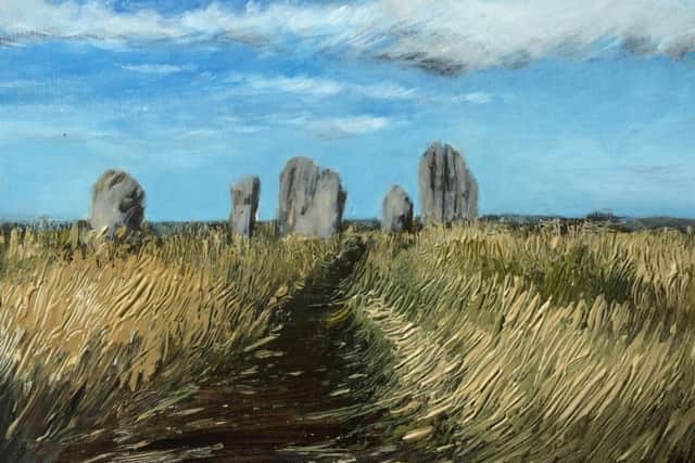 Sarah O'Dowd's work which will be exhibited at the Northumbrian Landscapes showcase at Gallery 45.