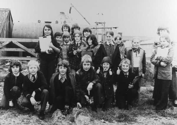 School field trip in c 1970s