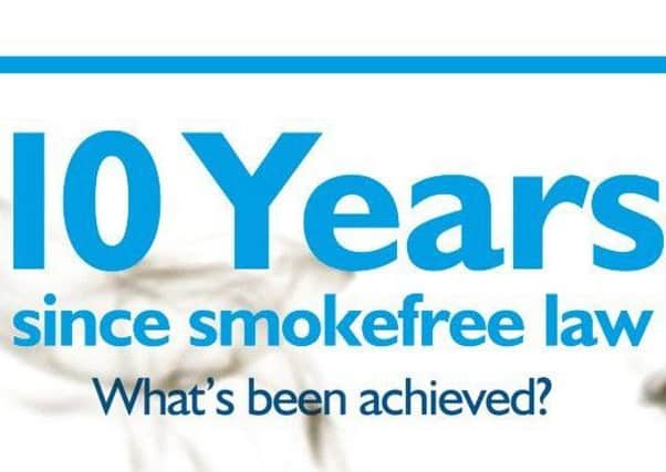 The smokefree law was introduced on July 1, 2007.