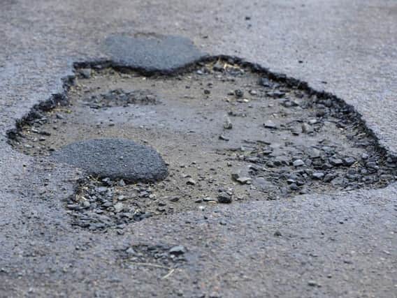 Potholes are a continual source of complaint for motorists in Northumberland. Picture by Jane Coltman