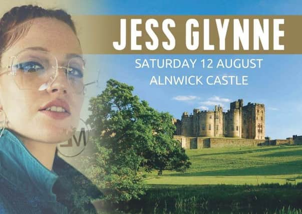 Popstar Jess Glynne to appear at Alnwick Pastures in August 2017.