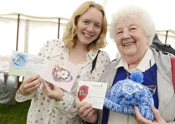 Glanton Show
Keeping it in the family - Hollie Nattrass and her grandmother in law Olive Nattrass were both on winning form.
 Picture by Jane Coltman