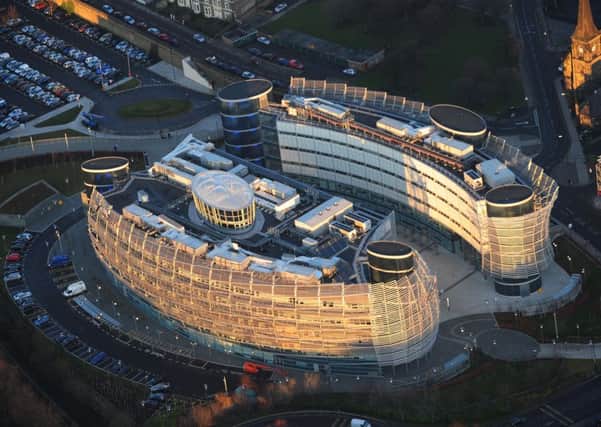 An aerial view of Northumbria University, in Newcastle. Picture by Owen Humphreys/PA Wire