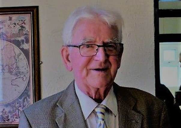 Bill Wake of Amble and Warkworth Rotary Club.